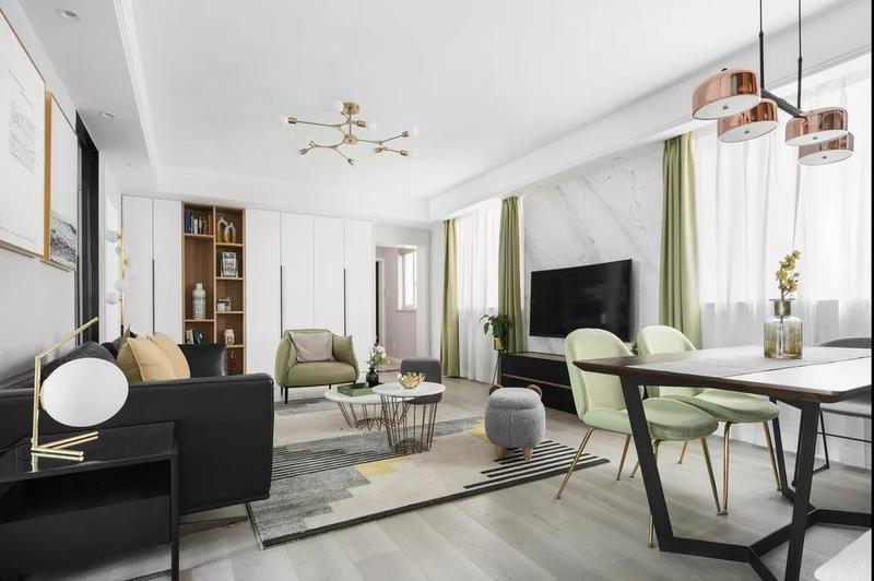 深圳鹽田簡約風格大戶型裝修設計方案圖客廳 深圳鹽田簡約風格大戶型裝修設計方案圖客廳