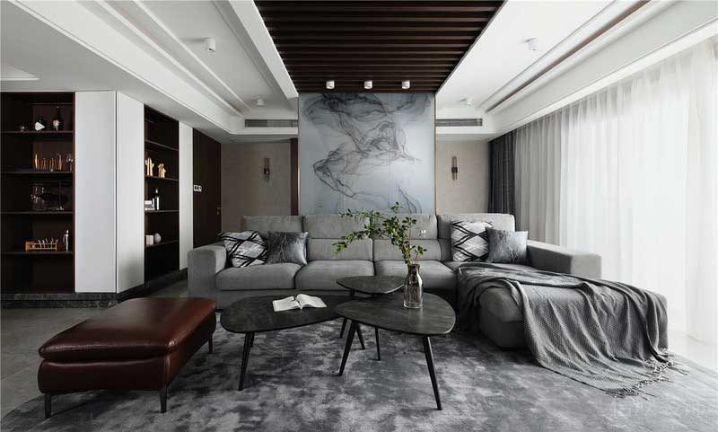 深圳羅湖新中式家庭裝修圖沙發(fā) 深圳羅湖新中式家庭裝修圖沙發(fā)