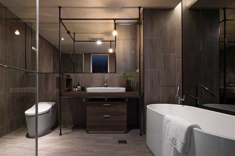 深圳羅湖輕奢風格家庭新房裝修設計工程衛生間 深圳羅湖輕奢風格家庭新房裝修設計工程衛生間