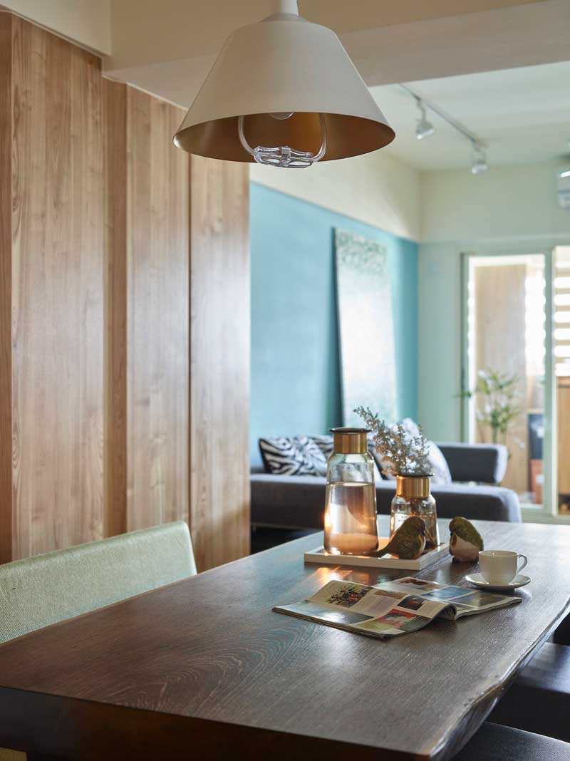 深圳鹽田區(qū)北歐風(fēng)格家居住宅裝修設(shè)計(jì)效果圖餐桌擺設(shè)