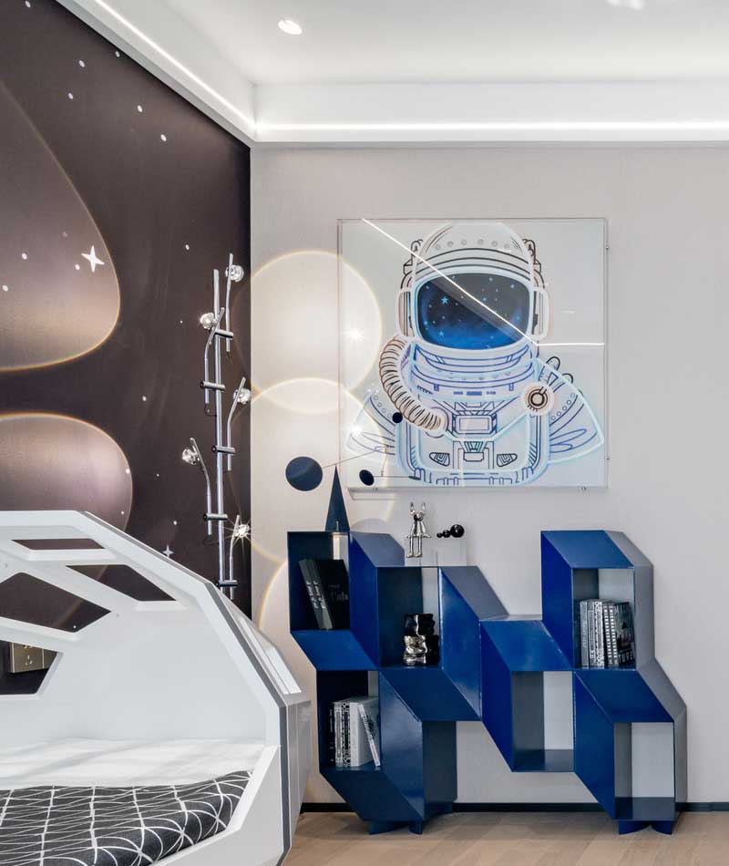 深圳福田現代北歐風家居裝修設計兒童房 深圳福田現代北歐風家居裝修設計兒童房