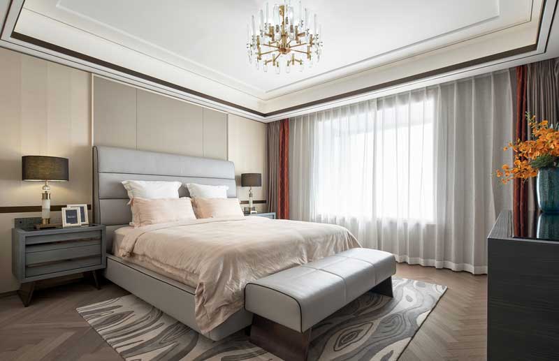 深圳羅湖現代輕奢風格裝修主臥 深圳羅湖現代輕奢風格裝修主臥