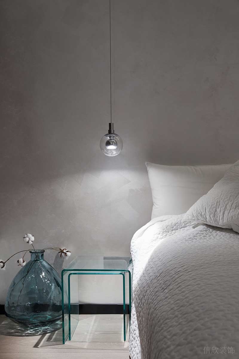 深圳龍崗區黑白灰極簡風家居裝修竣工實景圖次臥家具 深圳龍崗區黑白灰極簡風家居裝修竣工實景圖次臥家具