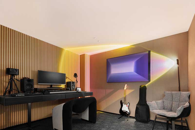 深圳福田現代北歐風家居裝修設計影音工作室 深圳福田現代北歐風家居裝修設計影音工作室