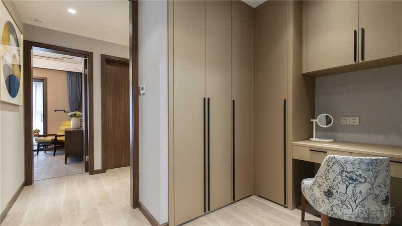 深圳南山新中式風(fēng)格家居裝修衣帽間