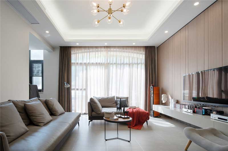 深圳南山簡(jiǎn)約風(fēng)格120平方家庭住房裝修客廳 深圳南山簡(jiǎn)約風(fēng)格120平方家庭住房裝修客廳