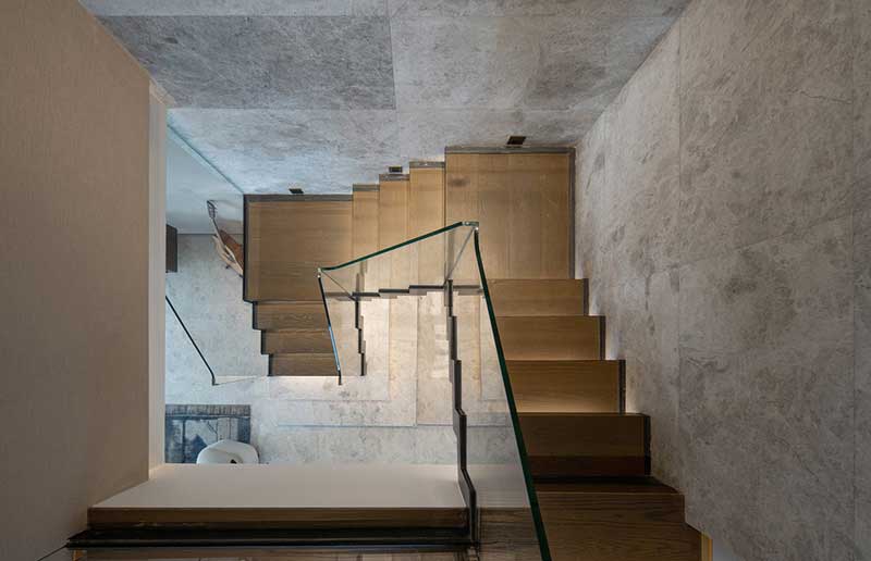 深圳羅湖泥崗家居裝修設計案例樓梯 深圳羅湖泥崗家居裝修設計案例樓梯