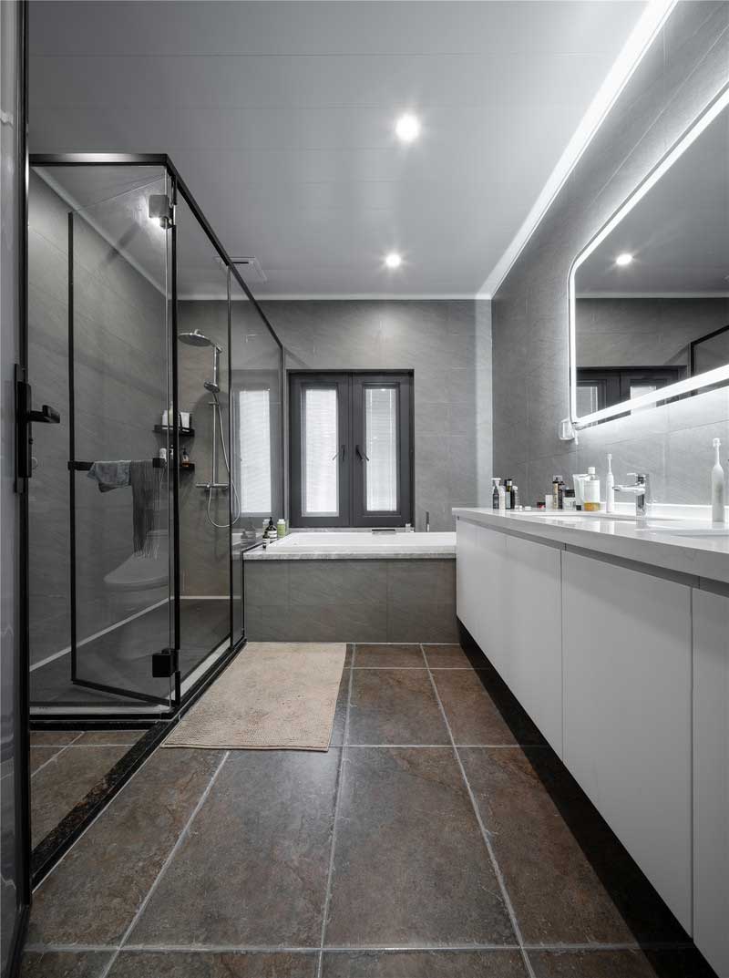 深圳南山簡(jiǎn)約風(fēng)格120平方家庭住房裝修衛(wèi)浴空間 深圳南山簡(jiǎn)約風(fēng)格120平方家庭住房裝修衛(wèi)浴空間