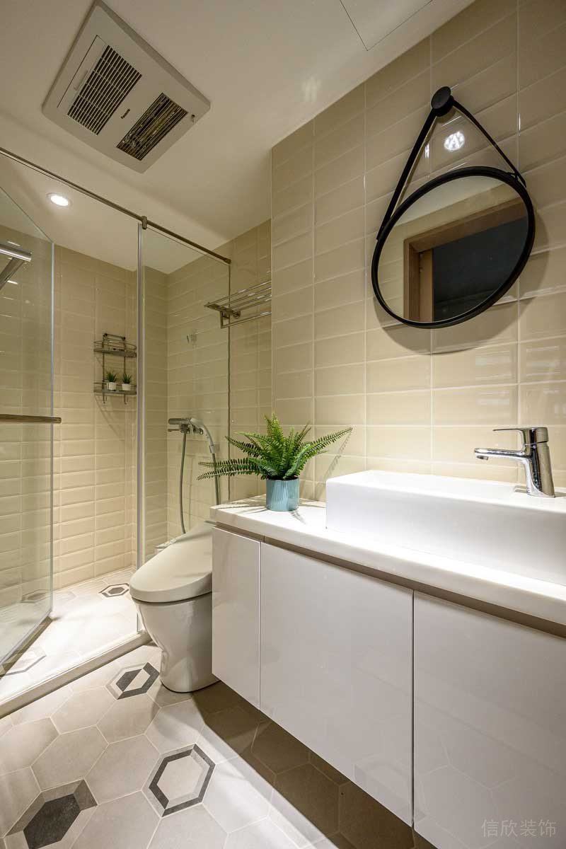 深圳鹽田區沙頭角北歐風格舊房翻新改造裝修洗手臺 深圳鹽田區沙頭角北歐風格舊房翻新改造裝修洗手臺