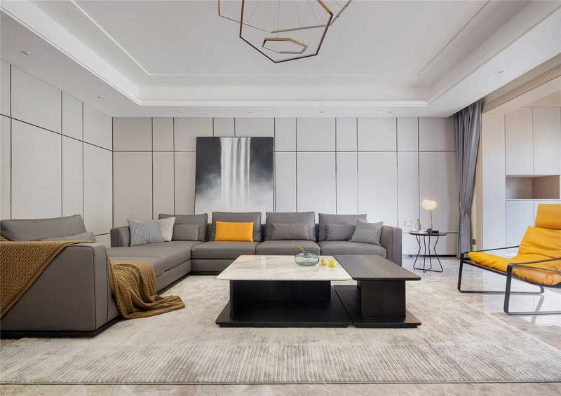 深圳羅湖現代簡約家庭裝修圖片客廳家具組合 深圳羅湖現代簡約家庭裝修圖片客廳家具組合