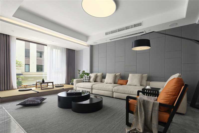 深圳寶安區現代簡約風格灰色調家庭裝修圖片客廳家具組合 深圳寶安區現代簡約風格灰色調家庭裝修圖片客廳家具組合