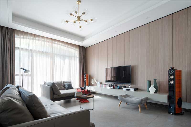 深圳南山簡(jiǎn)約風(fēng)格120平方家庭住房裝修客廳家具 深圳南山簡(jiǎn)約風(fēng)格120平方家庭住房裝修客廳家具