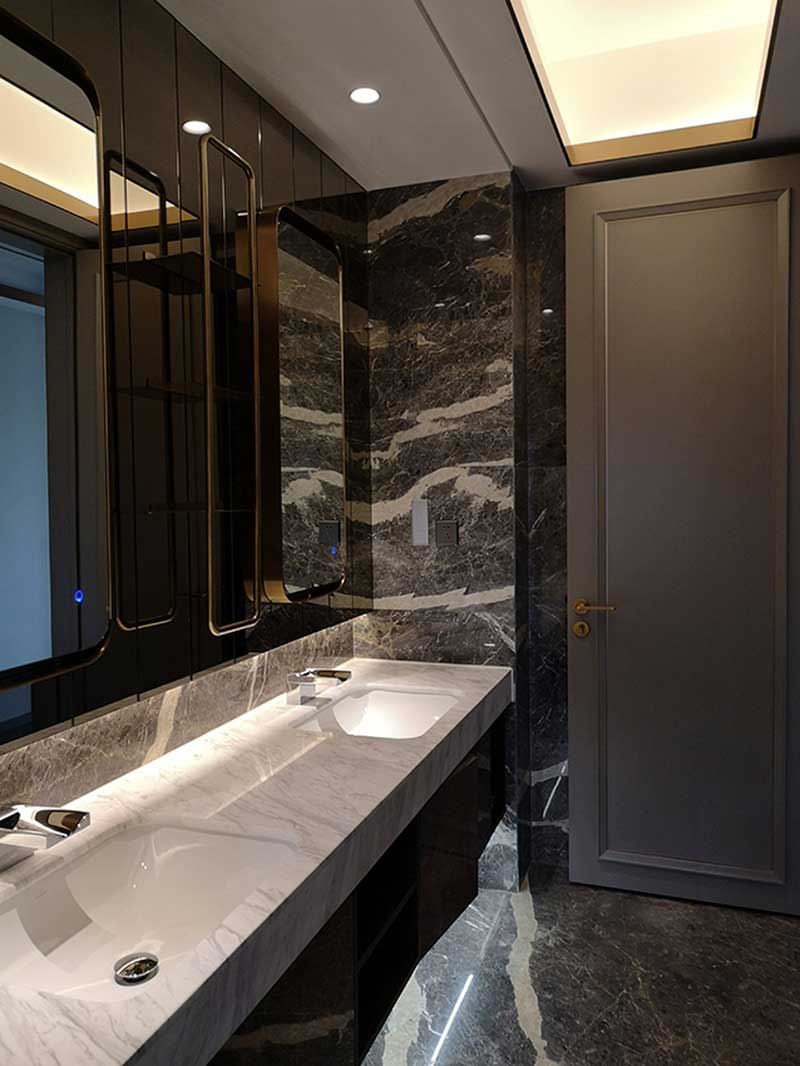 深圳南山新中式家居裝修設(shè)計(jì)圖主人房衛(wèi)生間