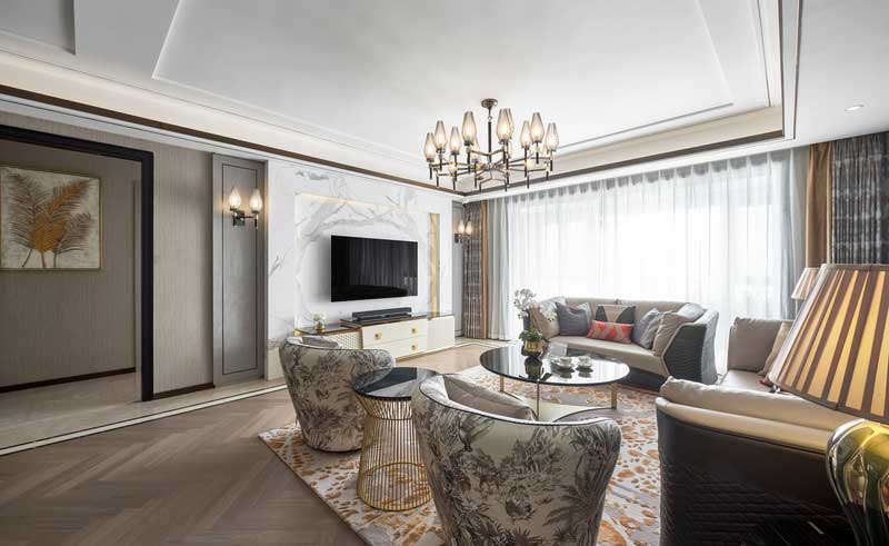 深圳羅湖現代輕奢風格裝修客廳 深圳羅湖現代輕奢風格裝修客廳