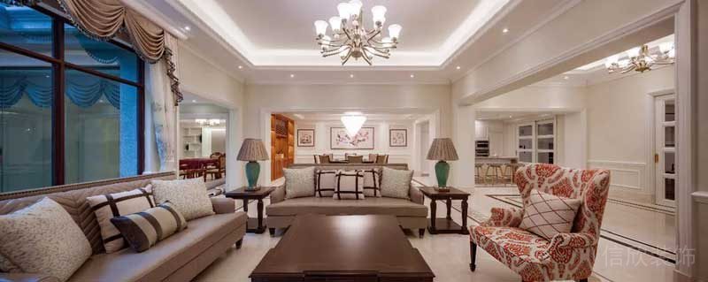 深圳寶安碧桂園簡歐風格別墅樣板間設計客餐廳 深圳寶安碧桂園簡歐風格別墅樣板間設計客餐廳