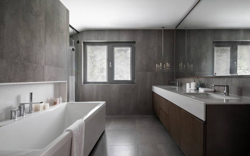 深圳羅湖區(qū)極簡(jiǎn)風(fēng)80平方復(fù)式小戶型裝修設(shè)計(jì)衛(wèi)生間