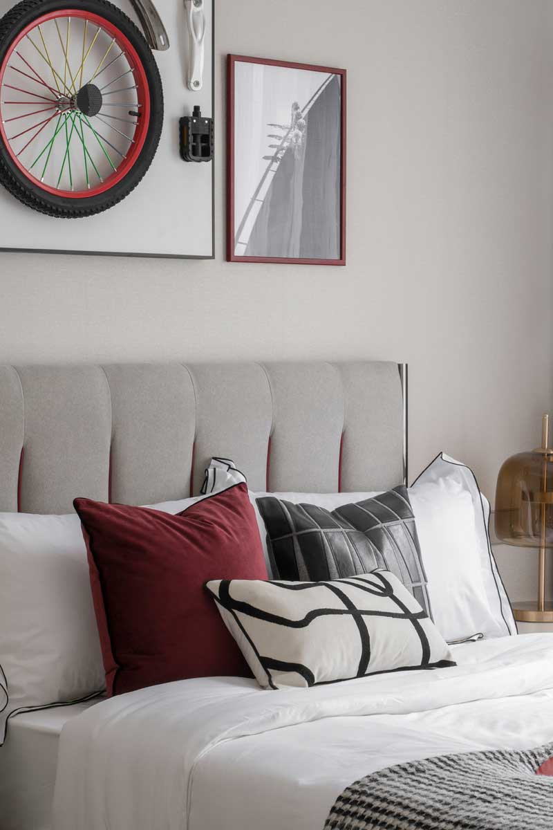 深圳羅湖萬科三居室輕奢風(fēng)格樣板房設(shè)計案例兒童房