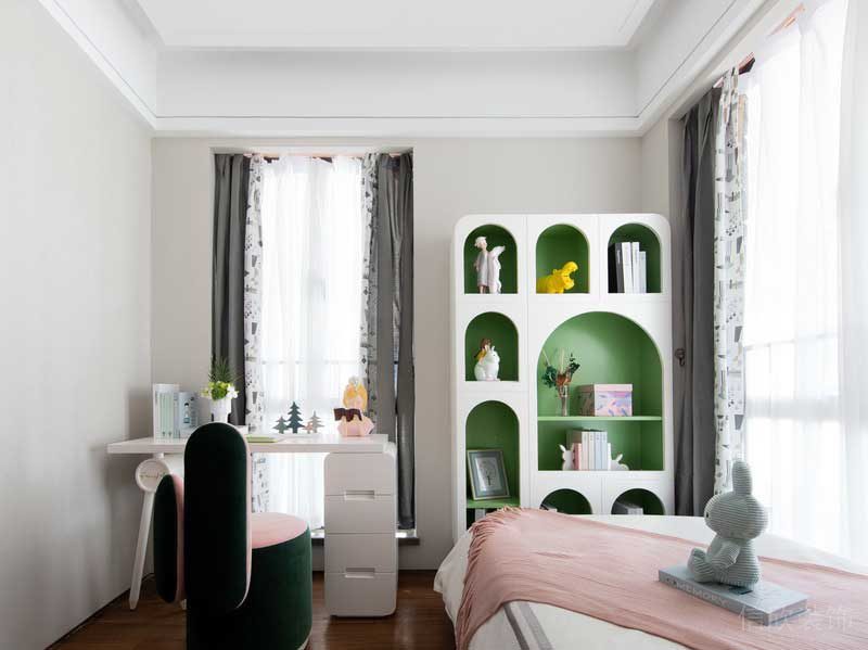 深圳龍崗坂田萬科第五園輕奢風大戶型樣板間設計兒童房家具 深圳龍崗坂田萬科第五園輕奢風大戶型樣板間設計兒童房家具