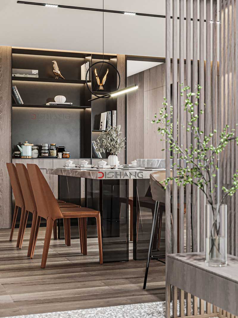 南山區(qū)現(xiàn)代北歐風格家居住宅裝修餐廳