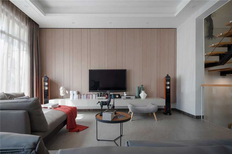 深圳南山簡(jiǎn)約風(fēng)格120平方家庭住房裝修電視背景墻 深圳南山簡(jiǎn)約風(fēng)格120平方家庭住房裝修電視背景墻