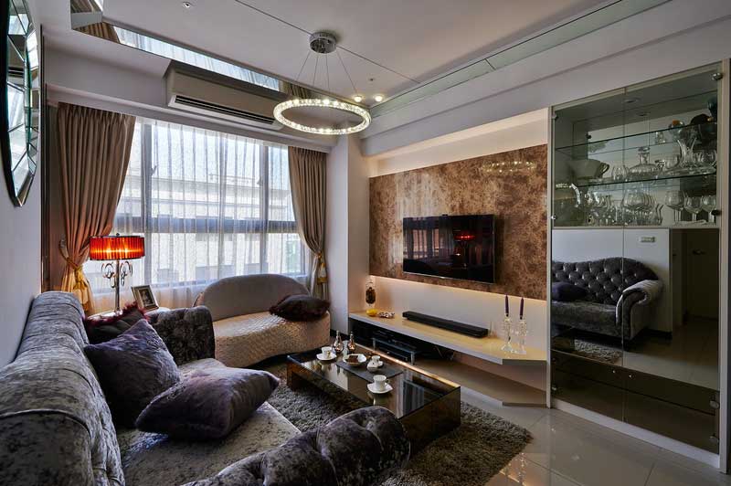 深圳龍華區(qū)大浪現(xiàn)代輕奢風(fēng)家庭三居室裝修圖客廳家具組合 深圳龍華區(qū)大浪現(xiàn)代輕奢風(fēng)家庭三居室裝修圖客廳家具組合