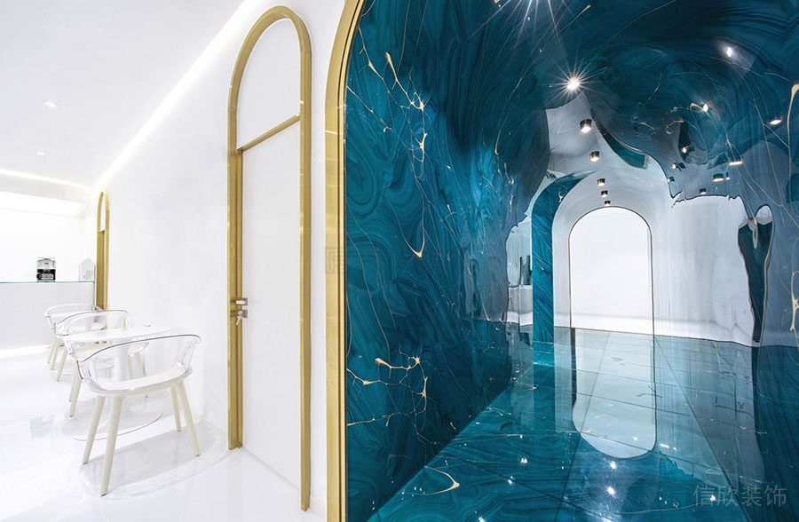 深圳羅湖區(qū)美容院裝修設(shè)計(jì) 過道