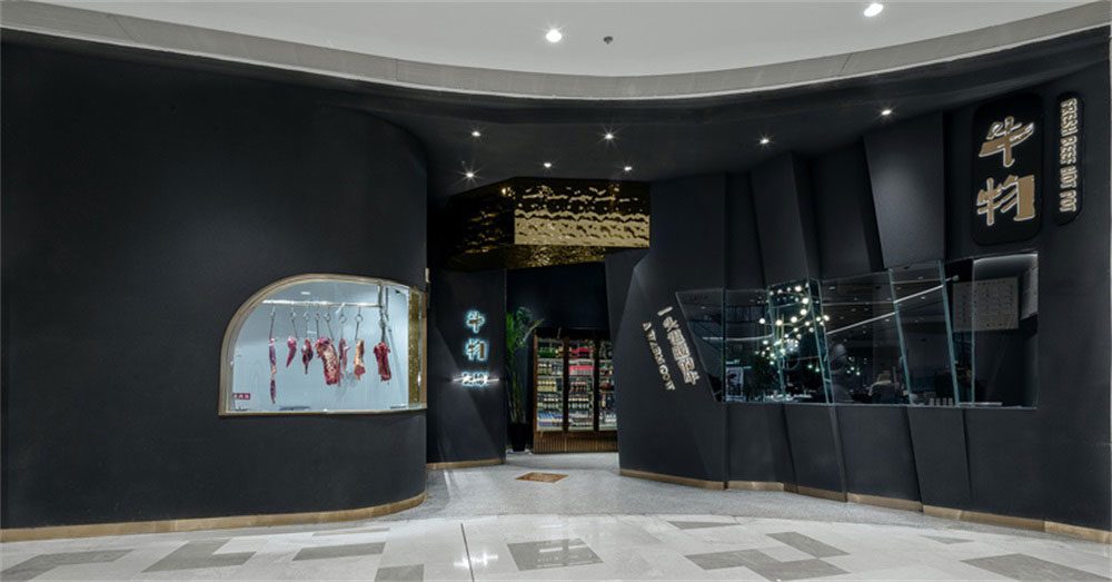 深圳鹽田后現(xiàn)代黑灰色系餐飲店裝修設(shè)計(jì)外立面門頭形象 深圳鹽田后現(xiàn)代黑灰色系餐飲店裝修設(shè)計(jì)外立面門頭形象