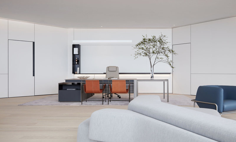 萬科濱海云中心極簡風格公司裝修設計案例原木色地板 萬科濱海云中心極簡風格公司裝修設計案例原木色地板