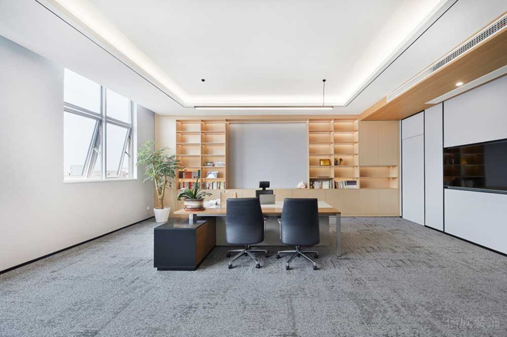 深圳市龍華區(qū)鴻榮源天俊現(xiàn)代簡約風(fēng)格辦公室裝修元素概念