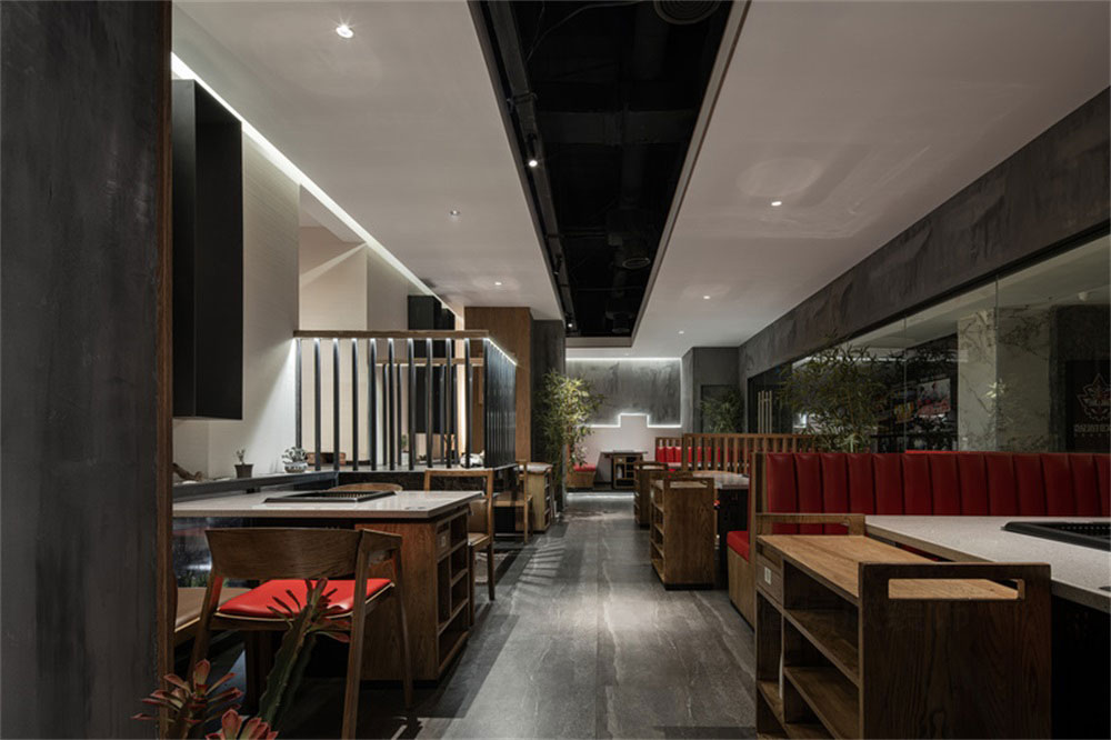 深圳羅湖工業風火鍋店裝修設計視覺感觀