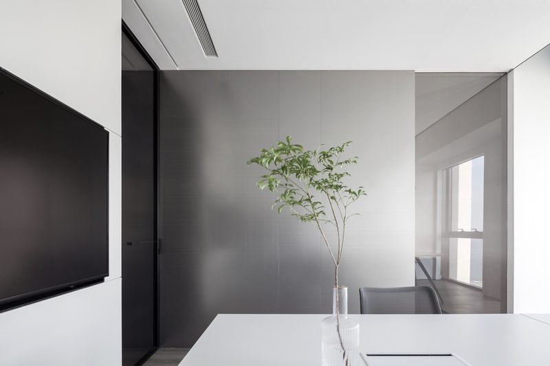 南山區弘毅大廈簡約風格辦公室設計案例綠植裝飾