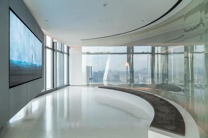 深圳龍崗區(qū)金地龍城中央現(xiàn)代簡(jiǎn)約風(fēng)格公司裝修多媒體影音區(qū)