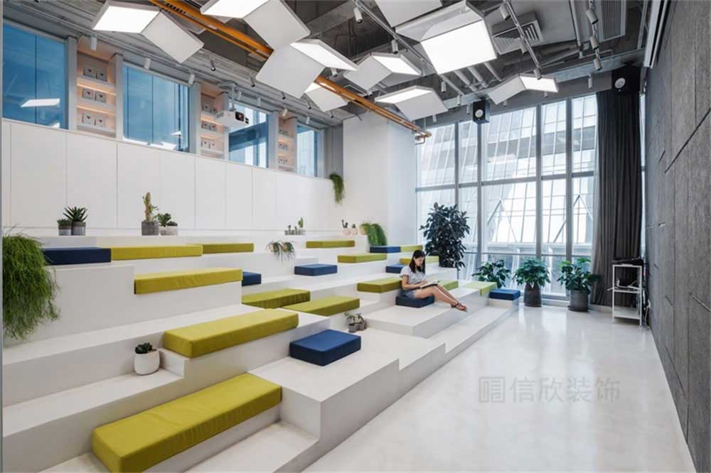 深圳羅湖簡約北歐風餐飲店裝修設計階梯式休閑廳 深圳羅湖簡約北歐風餐飲店裝修設計階梯式休閑廳