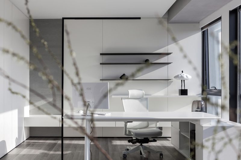 南山區弘毅大廈簡約風格辦公室設計案例光影效果