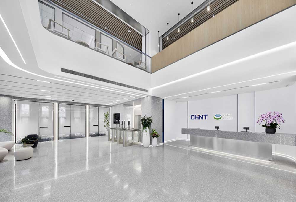 深圳龍華區華僑城北站壹號現代風格辦公室裝修高級灰水磨石地面 深圳龍華區華僑城北站壹號現代風格辦公室裝修高級灰水磨石地面