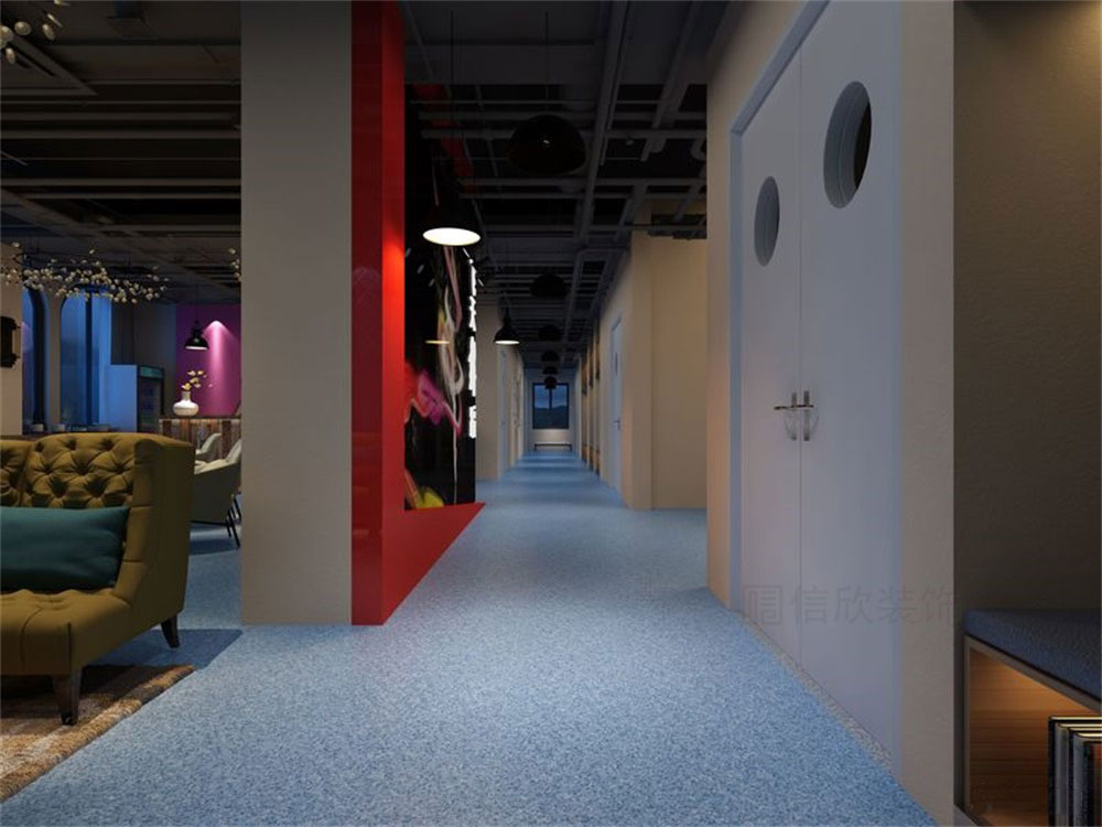 深圳市福田區(qū)香蜜湖虹橋Flying dance培訓(xùn)中心過(guò)道