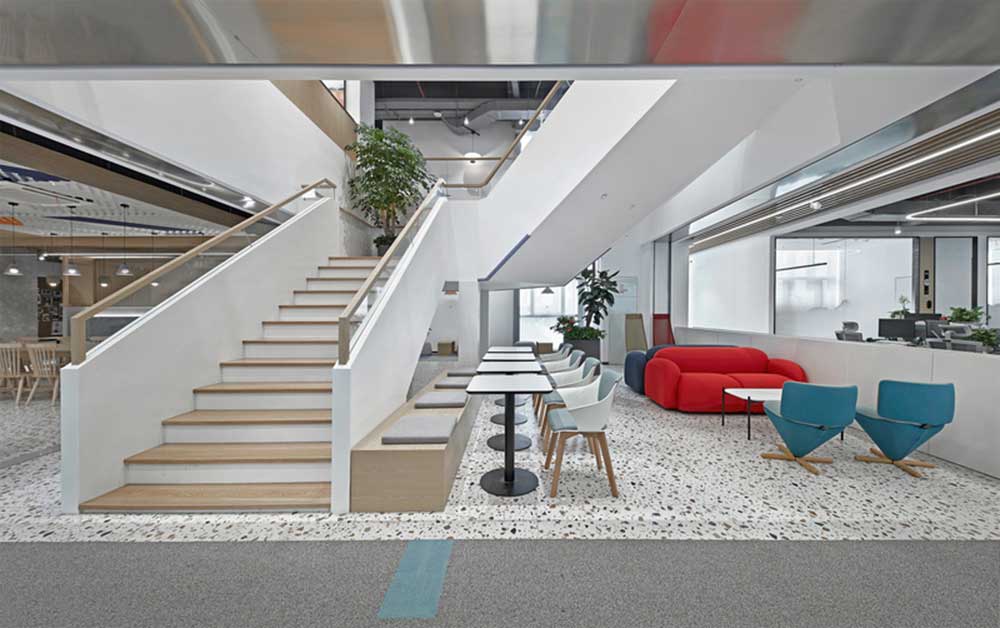 深圳龍華區華僑城北站壹號現代風格辦公室裝修樓梯廳 深圳龍華區華僑城北站壹號現代風格辦公室裝修樓梯廳