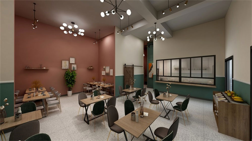 簡約北歐風云南米線連鎖餐館深圳寶安店裝修設計用餐大廳 簡約北歐風云南米線連鎖餐館深圳寶安店裝修設計用餐大廳