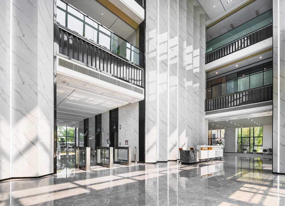 深圳羅湖區華潤大廈現代簡約風格辦公室設計案例大堂前臺 深圳羅湖區華潤大廈現代簡約風格辦公室設計案例大堂前臺