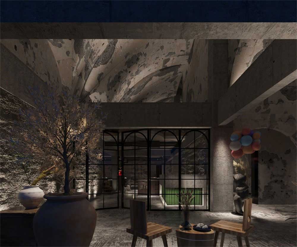 深圳龍華后現代工業混搭式異域風情餐廳裝修設計休閑等候區 深圳龍華后現代工業混搭式異域風情餐廳裝修設計休閑等候區