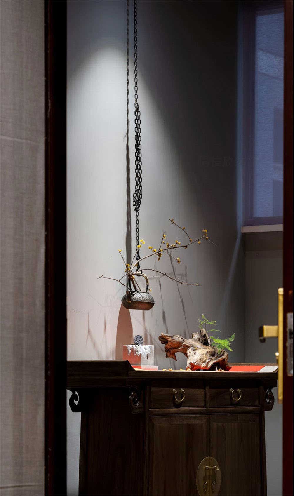 深圳龍崗新中式茶館裝修設(shè)計(jì)元素概念