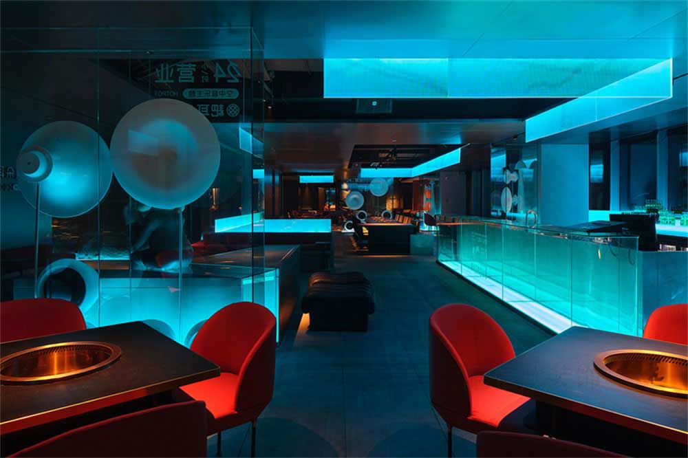 深圳龍崗現代風格火鍋店裝修設計吧臺 深圳龍崗現代風格火鍋店裝修設計吧臺