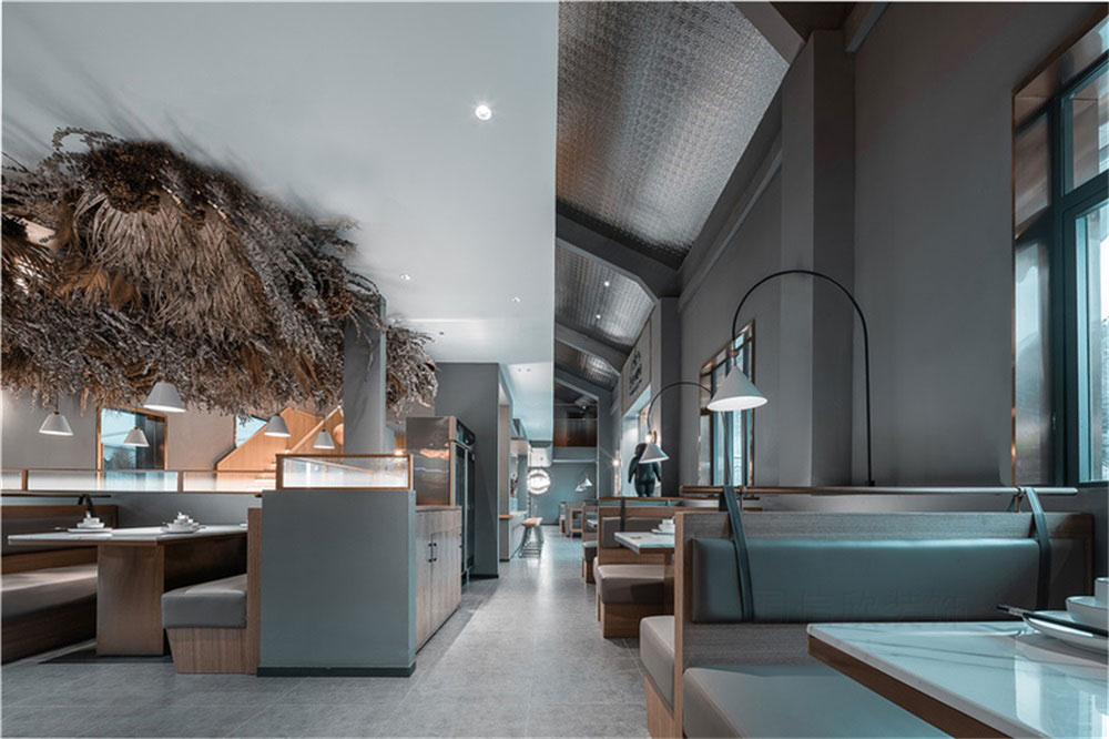 簡約風浙江特色菜連鎖餐廳深圳龍華店裝修設計綠植裝飾陳設 簡約風浙江特色菜連鎖餐廳深圳龍華店裝修設計綠植裝飾陳設