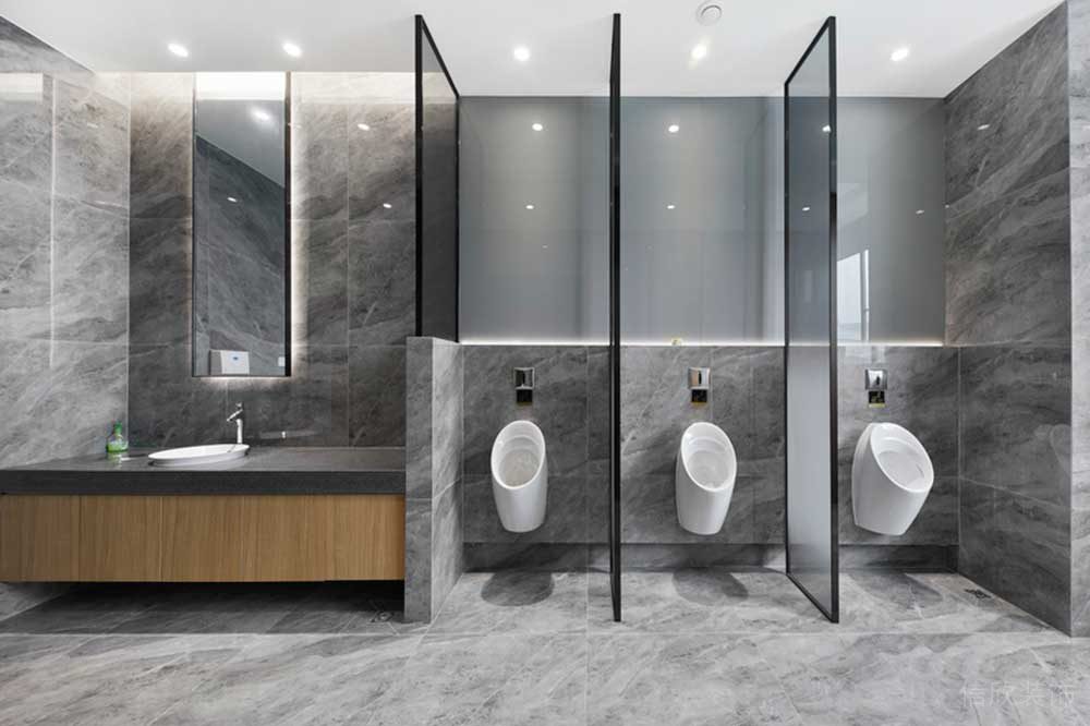 深圳市龍華區(qū)鴻榮源天俊現(xiàn)代簡(jiǎn)約風(fēng)格辦公室裝修衛(wèi)生間