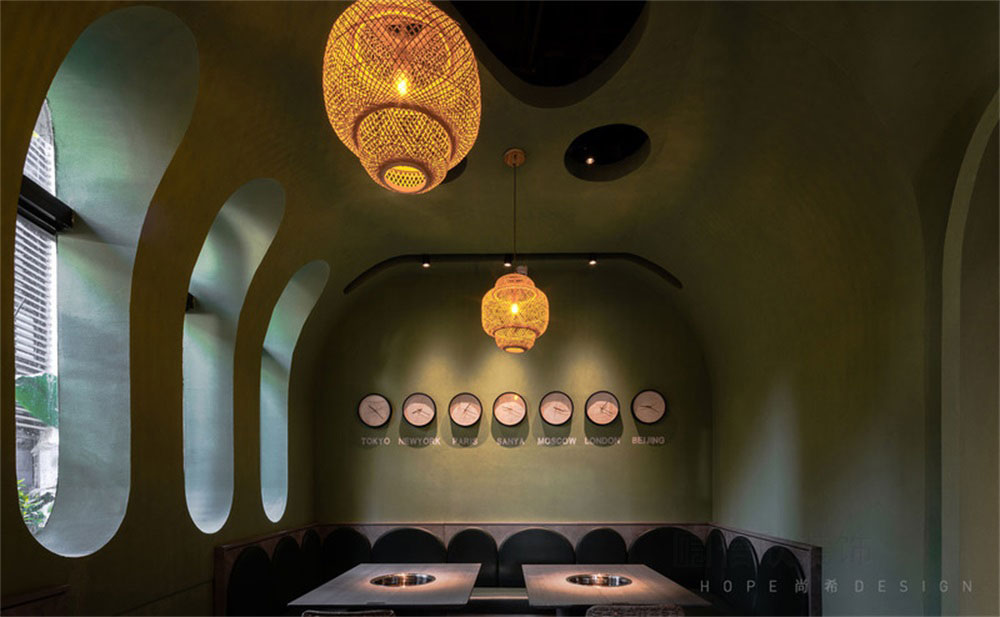 深圳寶安簡約風格椰子雞餐廳裝修設計工藝細節 深圳寶安簡約風格椰子雞餐廳裝修設計工藝細節