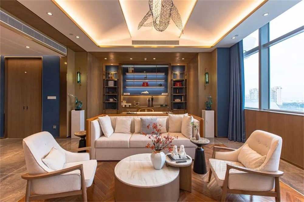 深圳龍崗藍(lán)調(diào)輕奢風(fēng)格酒吧裝修設(shè)計(jì)貴賓客房休息區(qū) 深圳龍崗藍(lán)調(diào)輕奢風(fēng)格酒吧裝修設(shè)計(jì)貴賓客房休息區(qū)