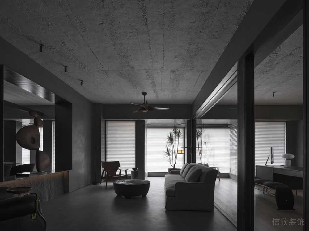 工業(yè)風(fēng)總裁辦公室時尚藝術(shù)工作室裝修效果圖