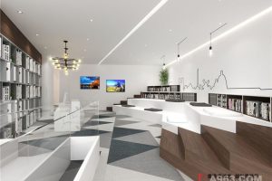 簡(jiǎn)約辦公室裝修階梯休息區(qū)菱形地板靜音設(shè)計(jì)現(xiàn)代簡(jiǎn)約設(shè)計(jì)圖