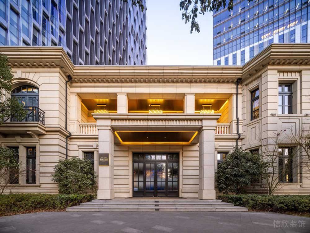 別墅裝修效果圖強(qiáng)度創(chuàng)意售樓中心古典風(fēng)裝修