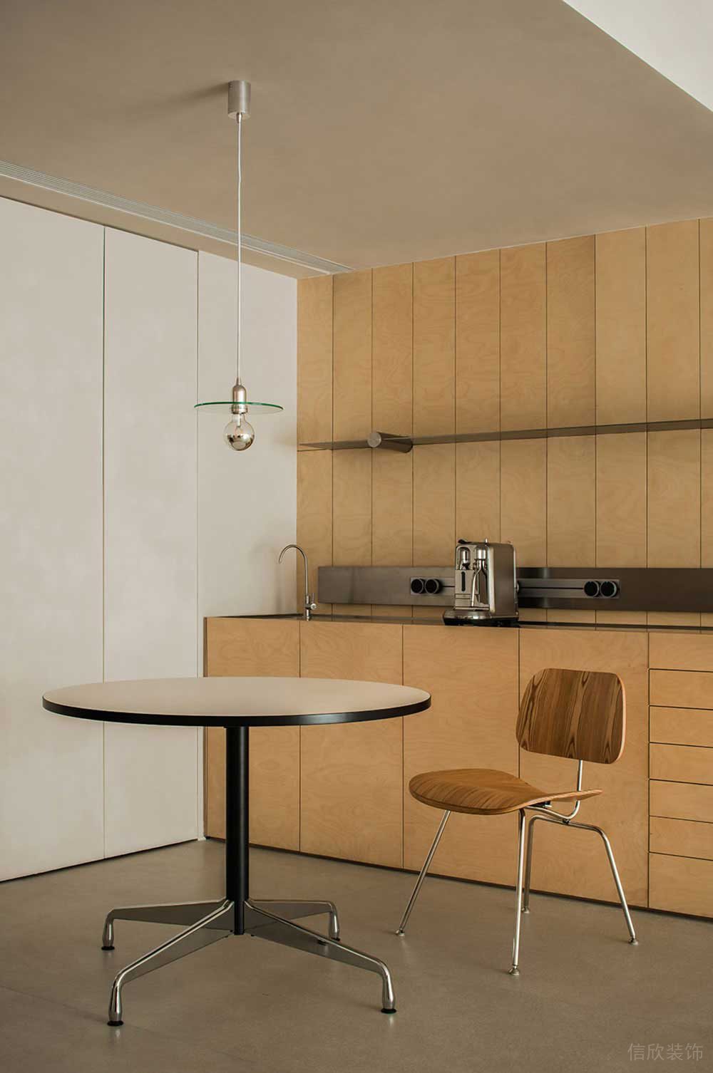 簡約風(fēng)格商務(wù)辦公室茶水間設(shè)計(jì)裝修圖